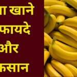 केला खाने के फायदे और नुकसान क्या होता है